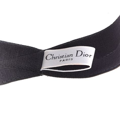 black Dior headband